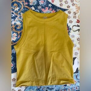 253 NWT love Poem Lemon Ginger Yellow Tank Top small